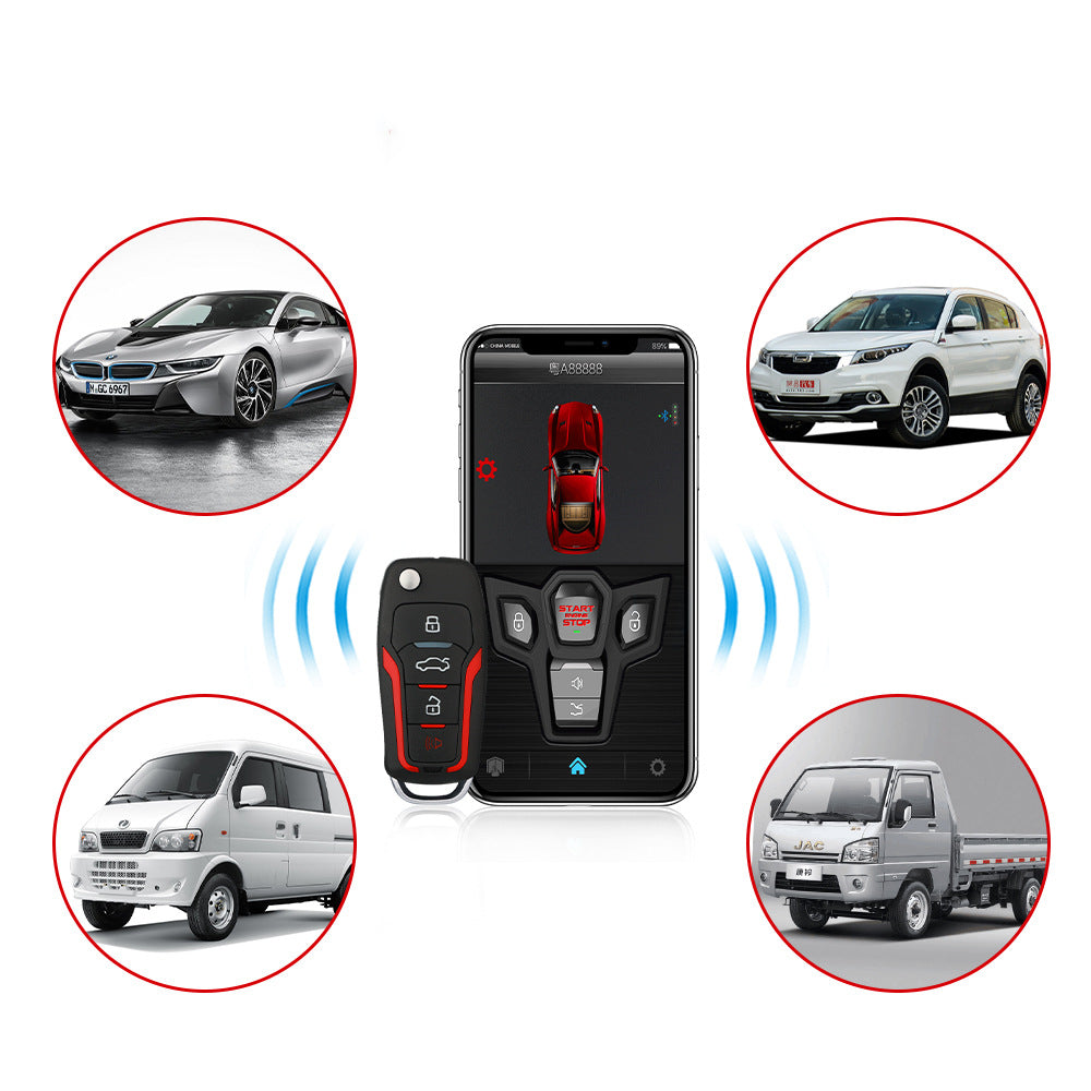 Télécommande mobile Télécommande monodirectionnelle Un bouton pour démarrer l'alarme de voiture