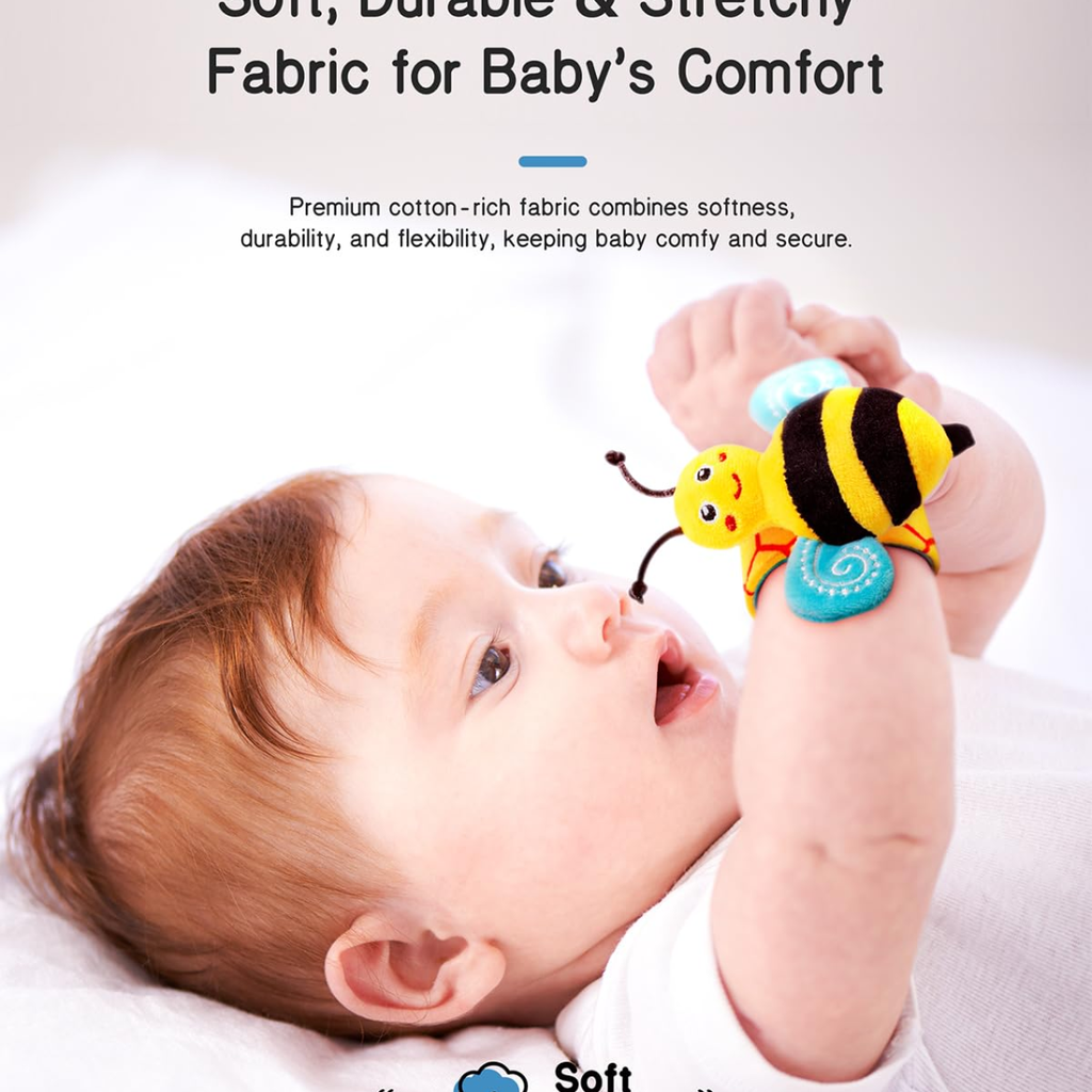 Chaussettes et set de recherche de pied de poignet de bébé Jouets bébés parfaits pour 0-12 mois Garçons nouveaux-nés
