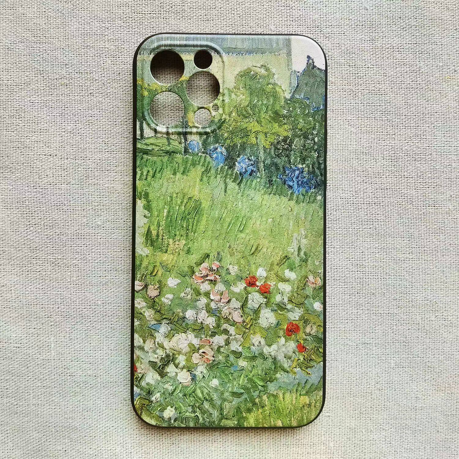 Van Gogh Starry Sky Téléphone portable Shell stéréoscopique