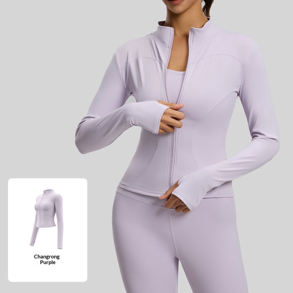 Veste de yoga ajustée de façon serrée Figurine-flatter Outdoorwear