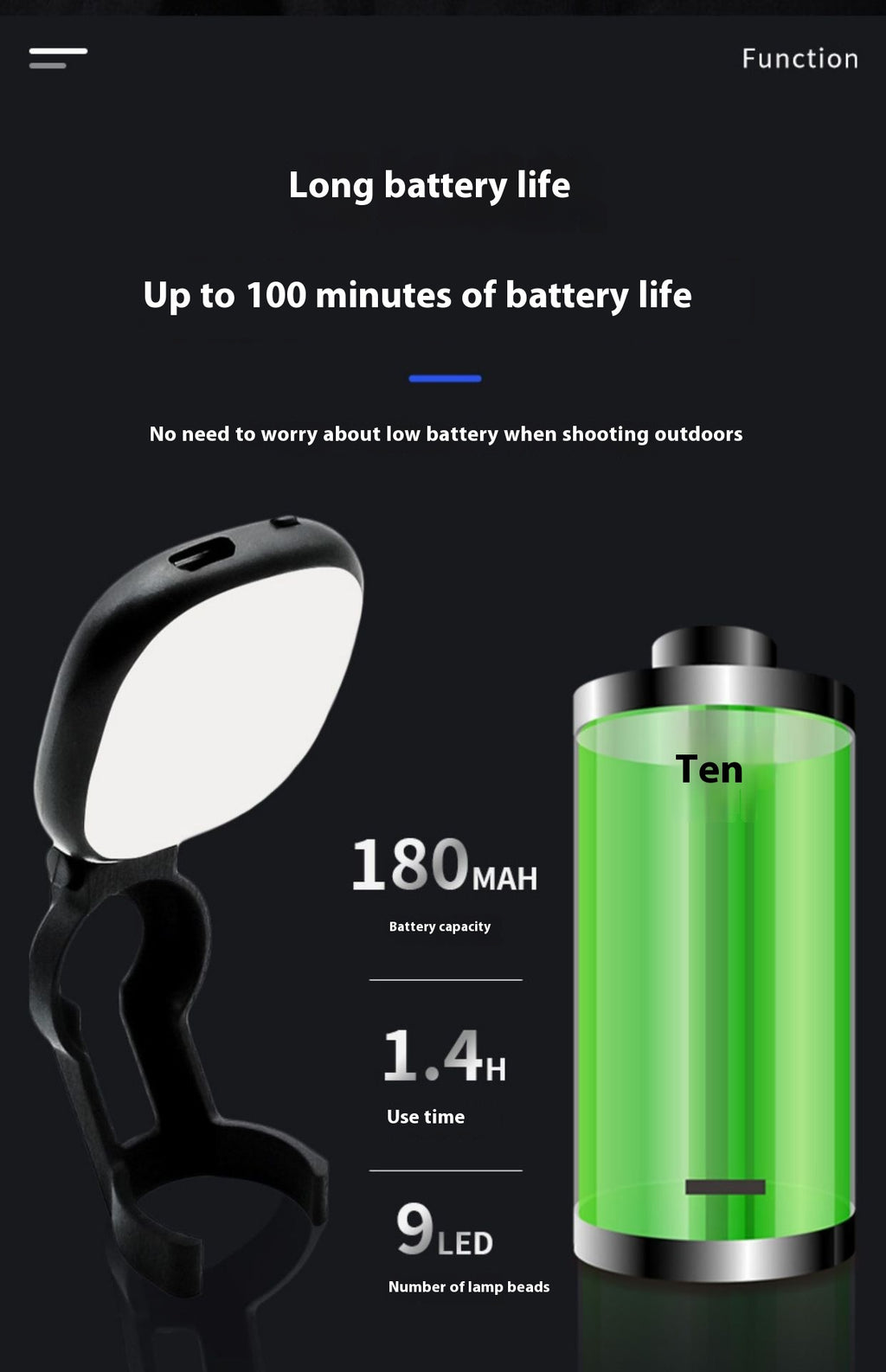 Universal Generation Holder PTZ Fill Light Selfie Bracket