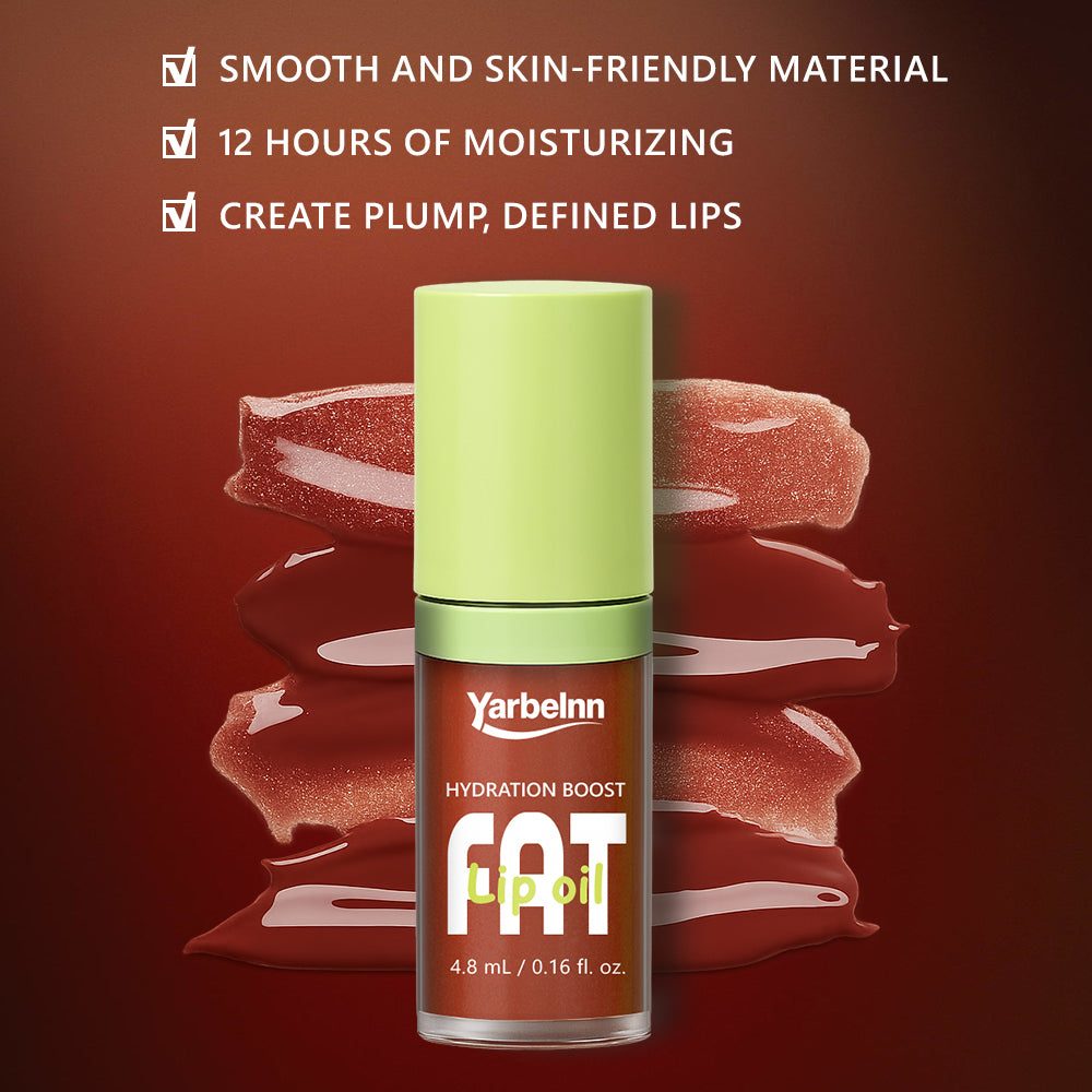 Transparent Perlescent Fat Lip Gloss