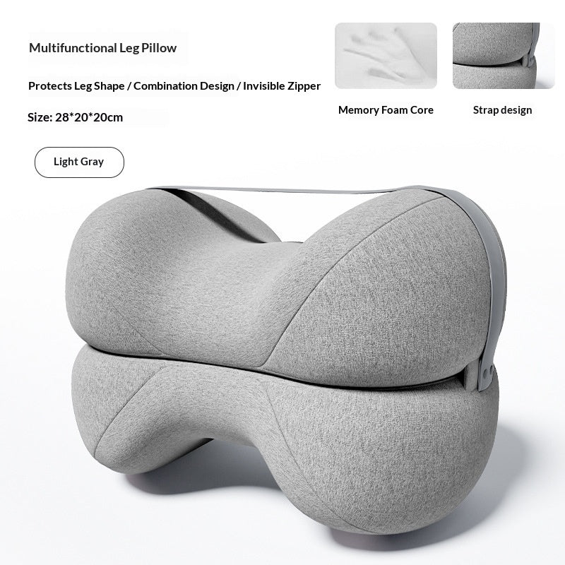 Oreiller de jambe en mousse mémoire pour dormir pour soulager l'élévation du pied