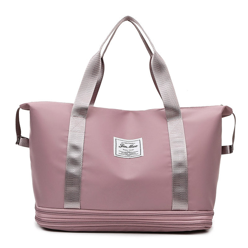 Sac de voyage Grande capacité Double expansion Portable Gym Sac à bagages étudiant Sto