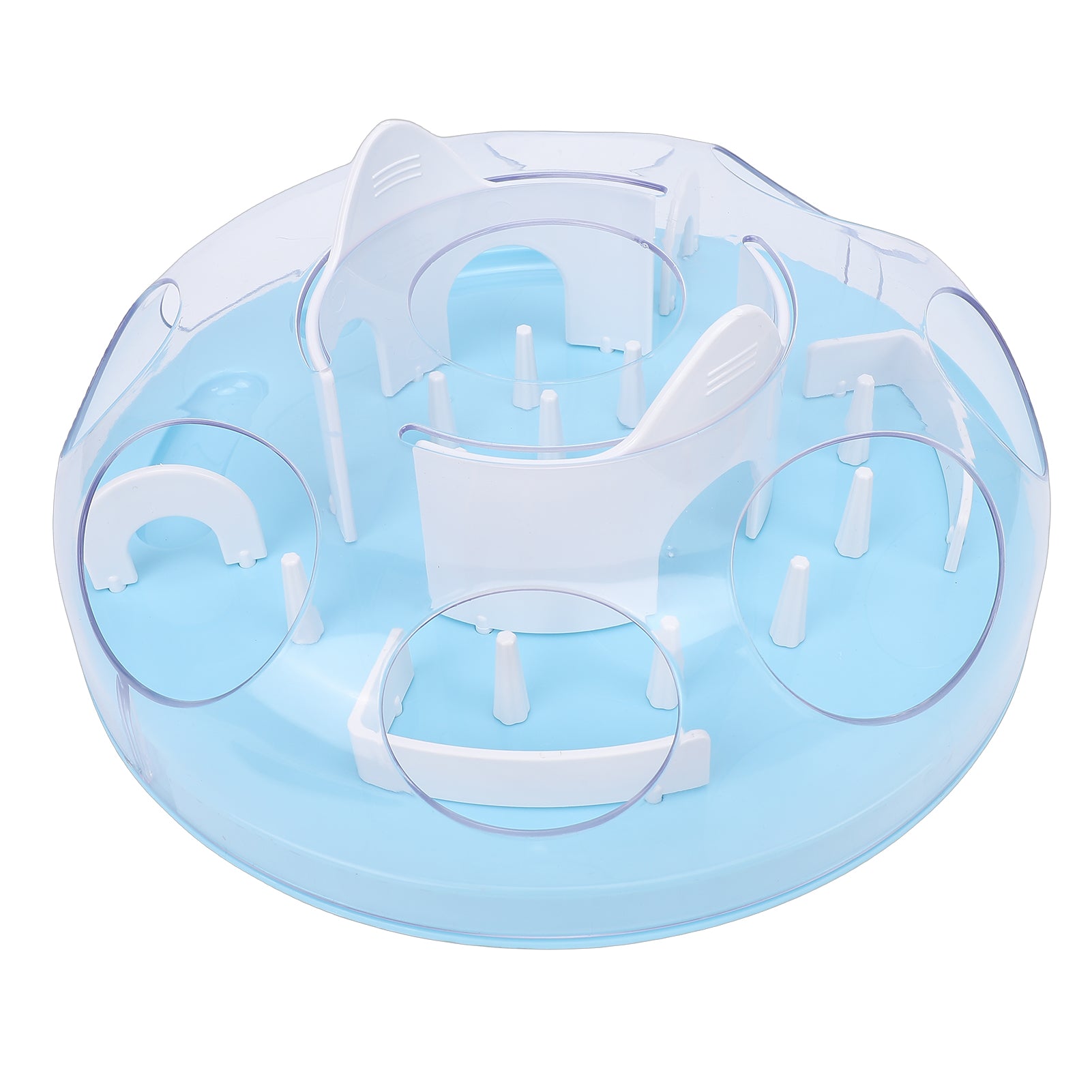 Puzzle chat interactif Feeder Funny Cat Puzzle Food Dispenser Jouet d'enrichissement pour animaux de compagnie Jouer