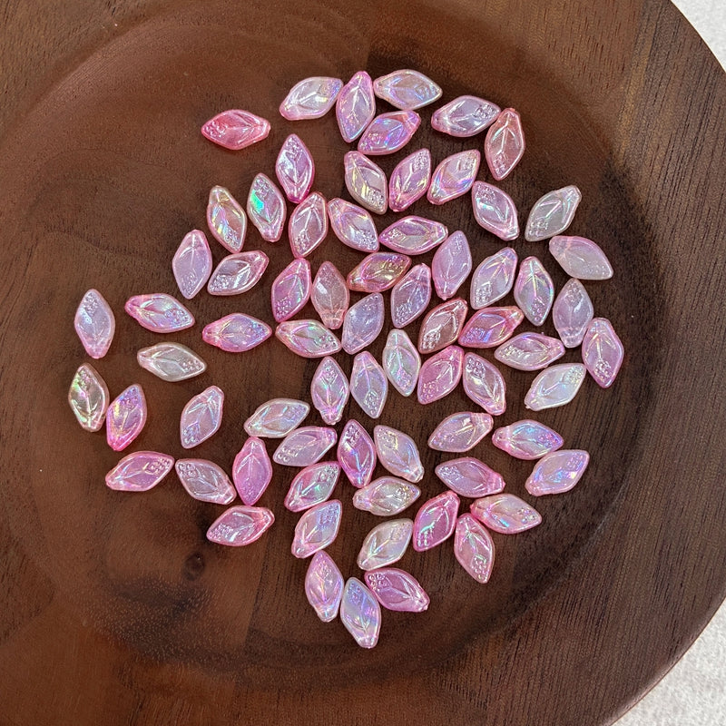 Perles lisses en acrylique bitones foncées