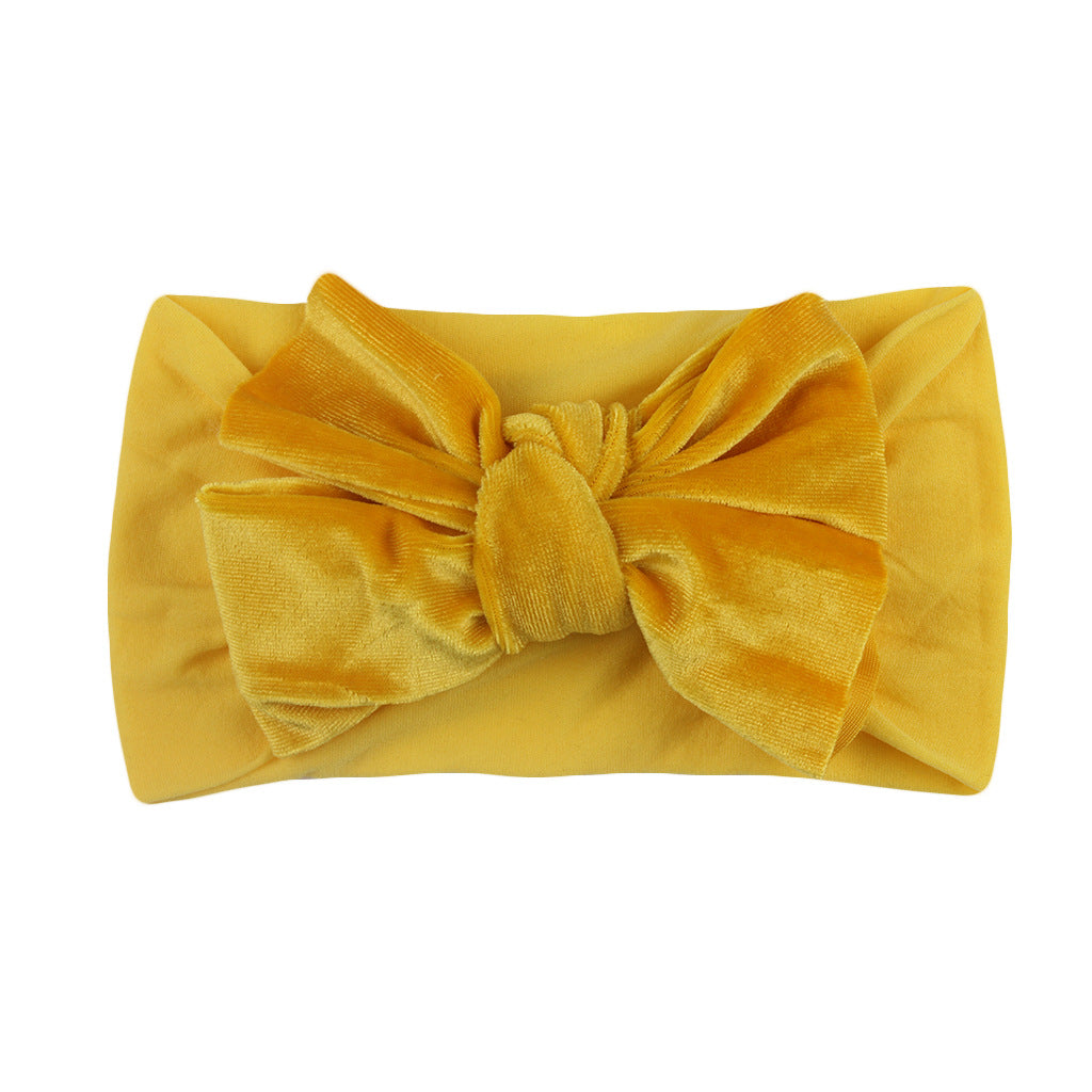 Bandes de tête Super Stretchy Soft Knot avec arcs de cheveux Tête Wrap Accessoires de cheveux pour nouveau-né B