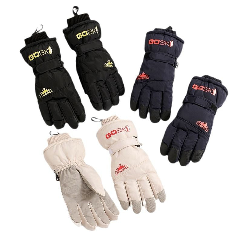 Gants imperméables à l'hiver Ski chaud Gants à l'épreuve du froid