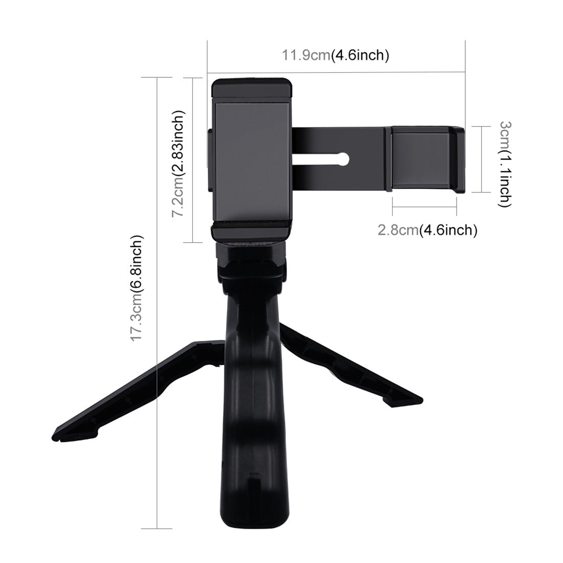 Portable Folding Tripod Phone Holder