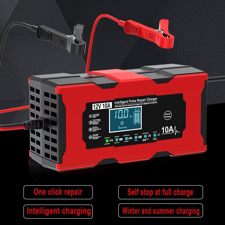 Chargeur de phosphate de fer au lithium pour batteries de moto