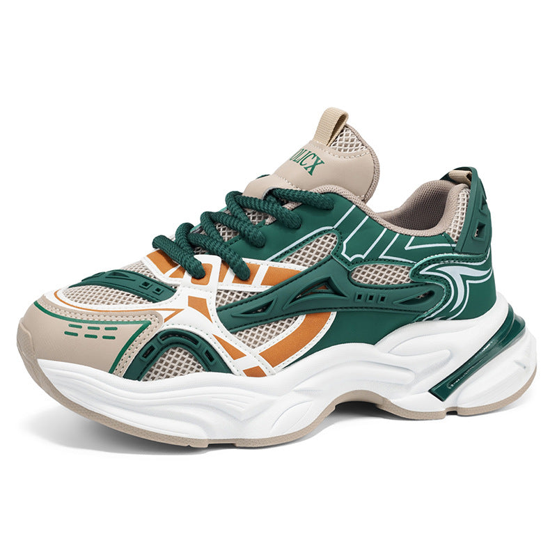 Mesh respirant polyvalent sneakers occasionnels mode Et augmenter la hauteur
