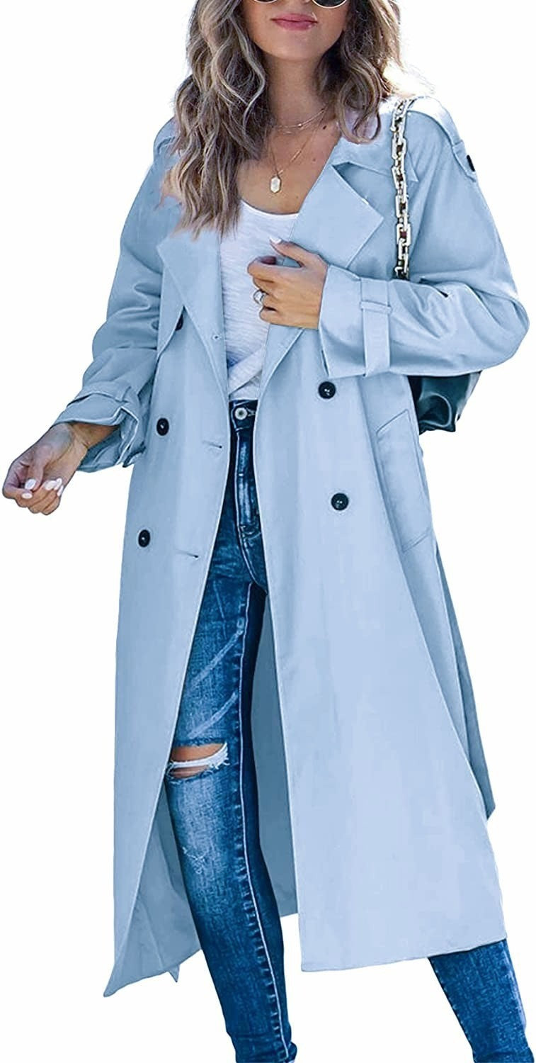 Femmes AutomneHiver brise-vent Casual Coat