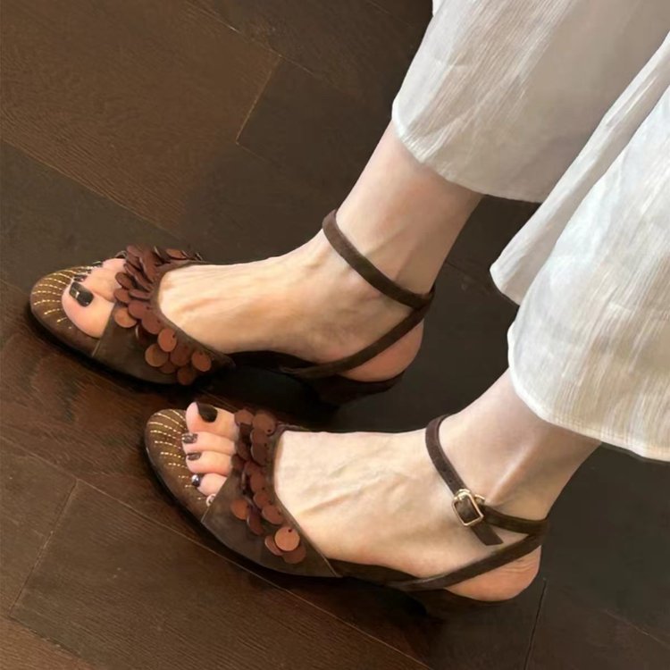 Sandales d'orteils ouvertes pour femmes