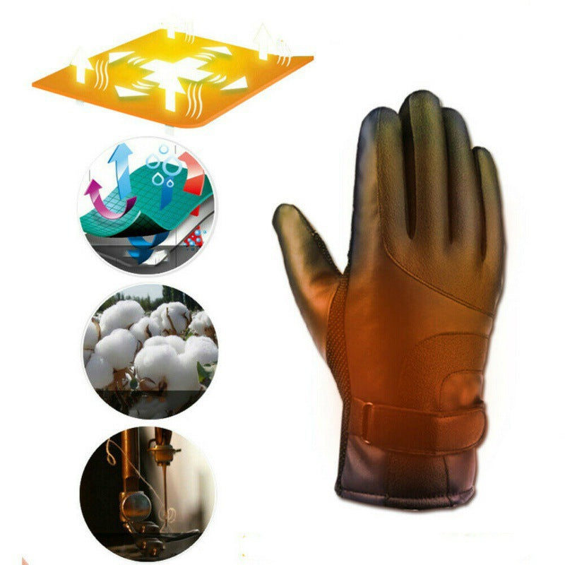Gants Power Bank avec chauffage USB coupe-vent Et résistant au froid