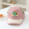 Voiture de dessin animé de style coréen Dinosaur Baby Mute Style Casquette de baseball avec haut doux