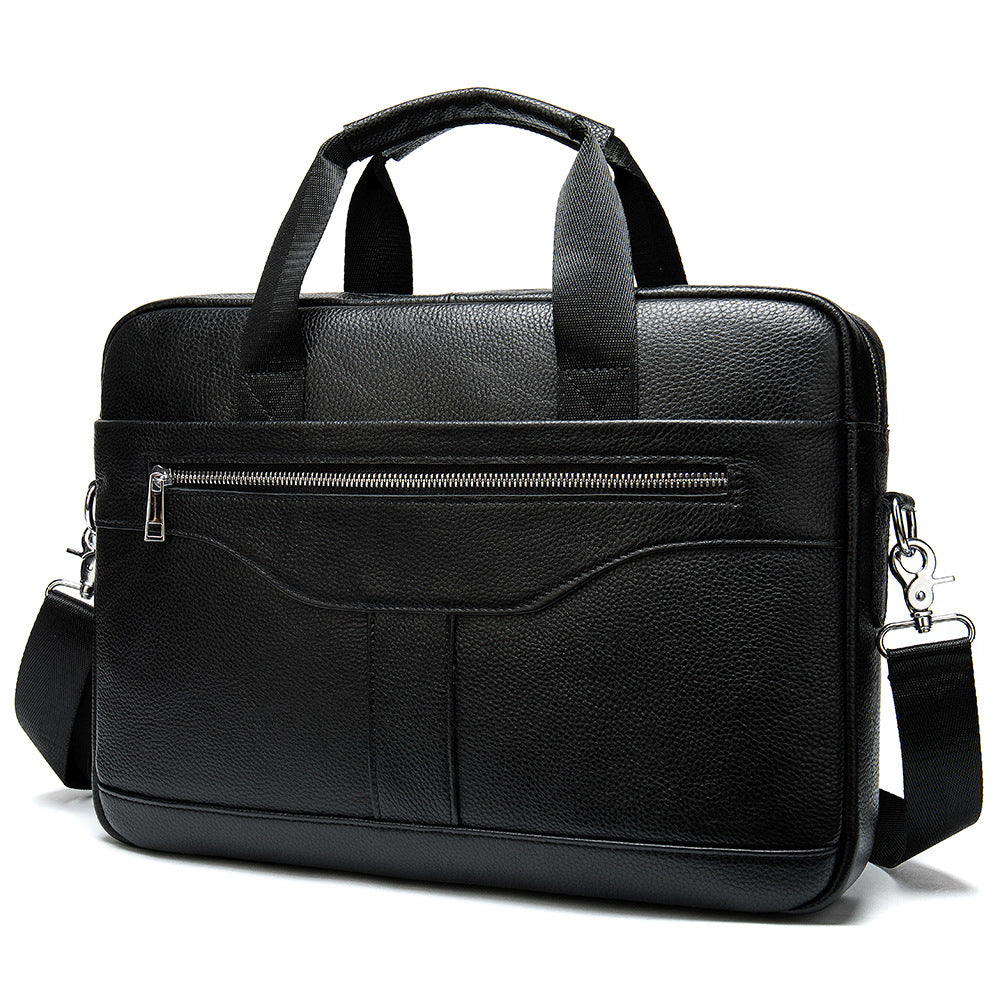 Porte-monnaie en cuir pour hommes Sac pour hommes de première couche Portable