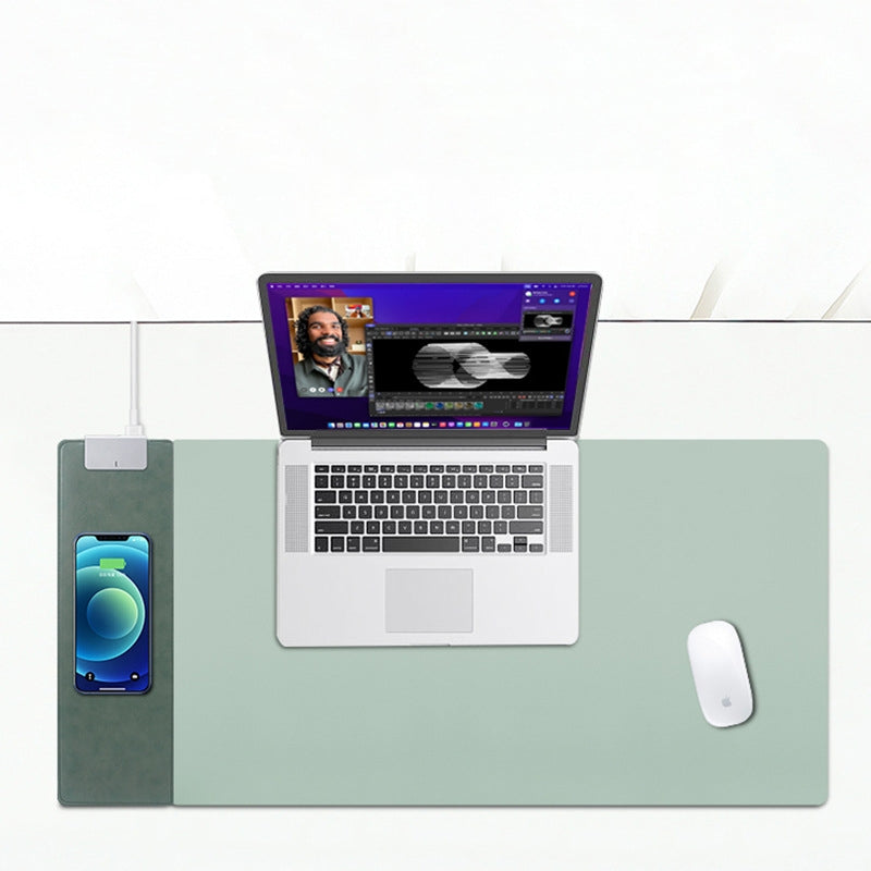 15W paillasson de charge rapide de souris avec bureau de charge sans fil