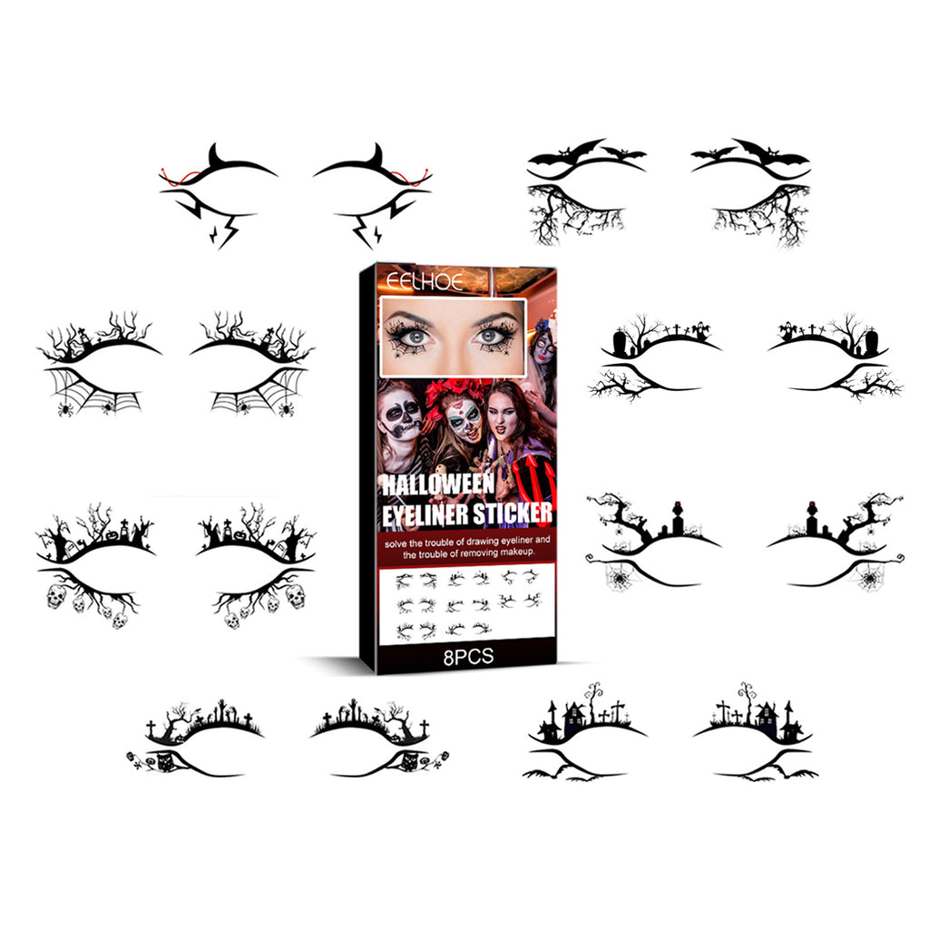 Stickers Eyeliner d'Halloween