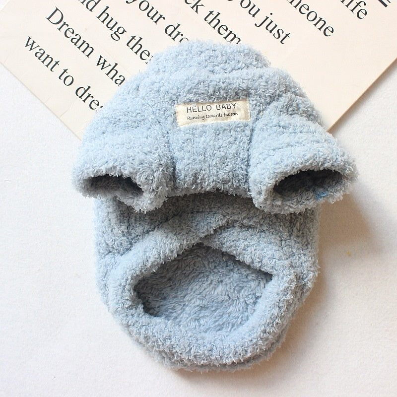 Manteau de base en velours nuage