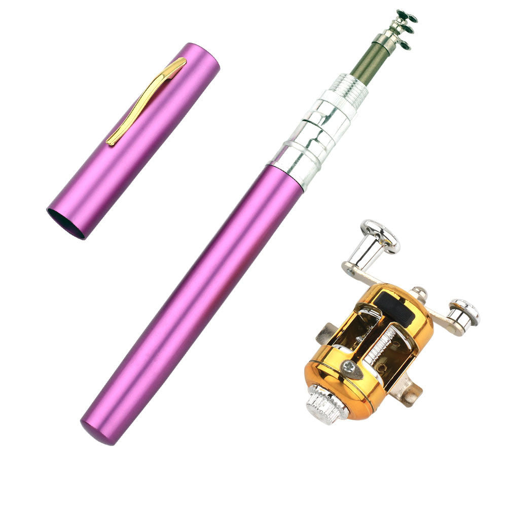 Portable Telescopique Pocket Stream Fishing Rod Ice Rod Sea Fishing Rod 1m Pen Fishing Rod K