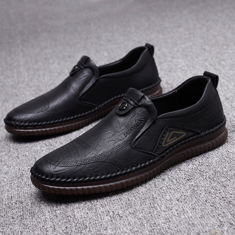 Hommes Casual Chaussures en cuir doux et respirant