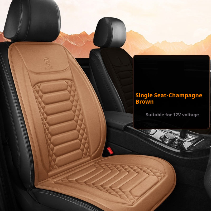 Siège de chauffage électrique en peluche chaude d'hiver