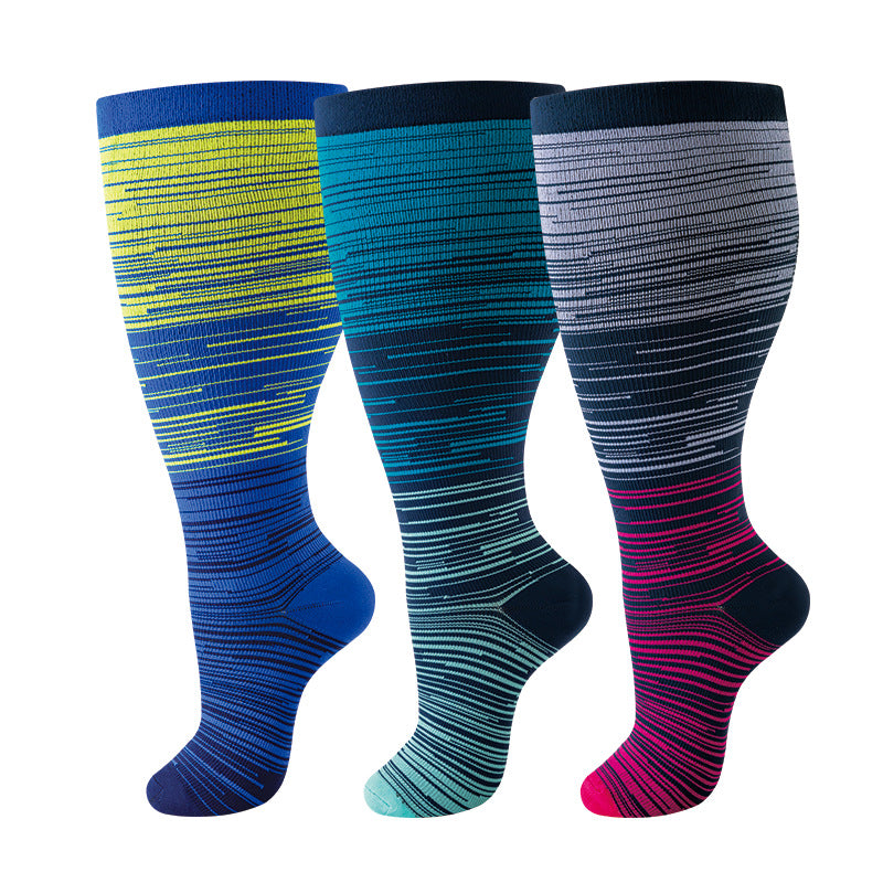Chaussettes à compression de plus grande taille