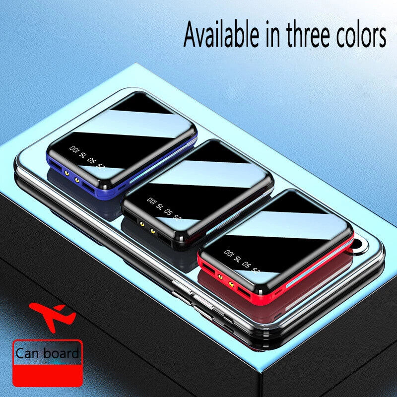 Power Bank Portable Fast Charger Battery Pack 2USB pour téléphone portable