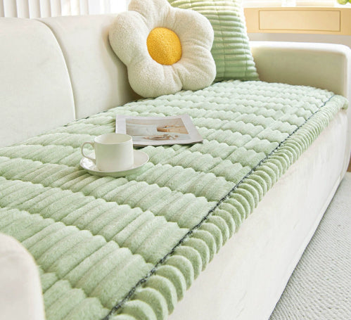 Couverture de protection de canapé pour animaux non glissants en peluche