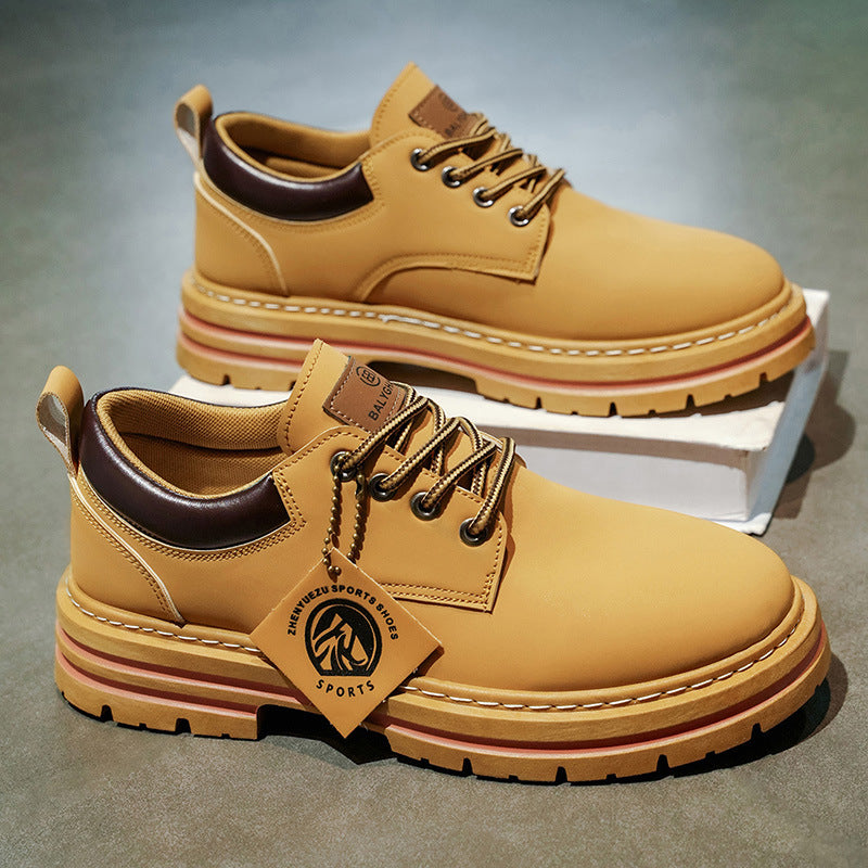 Hommes Casual Tout-Match Trendy Vêtements de travail Martin Bottes