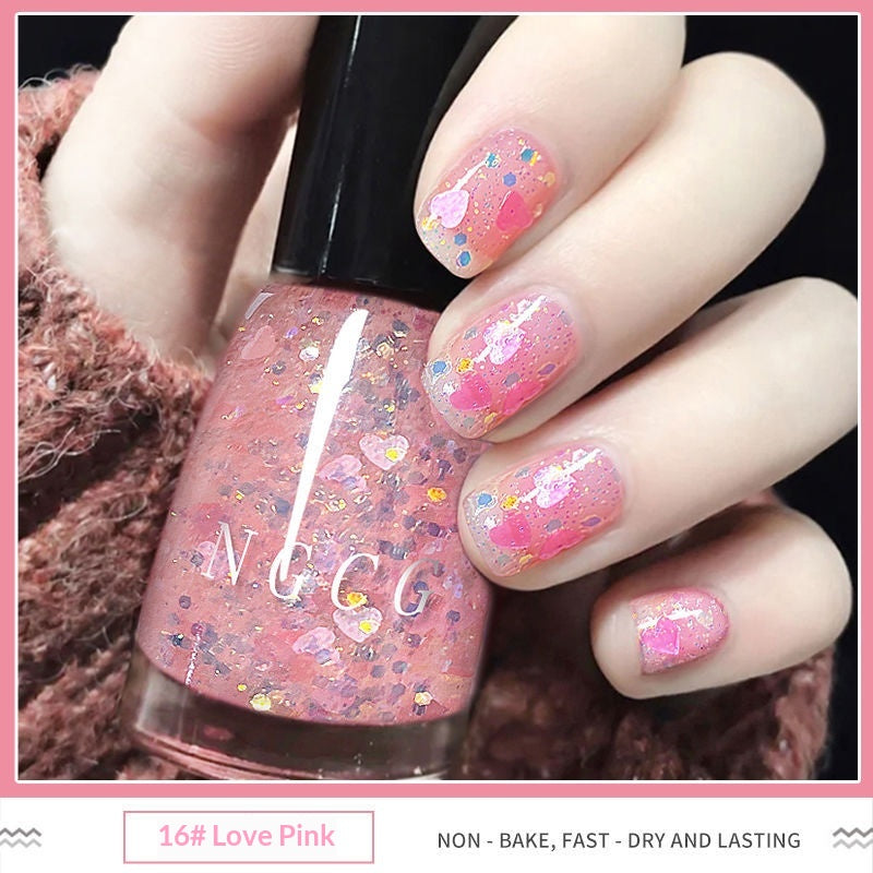 Non-cuisson Non-cuit 28-couleur Nail Polonais