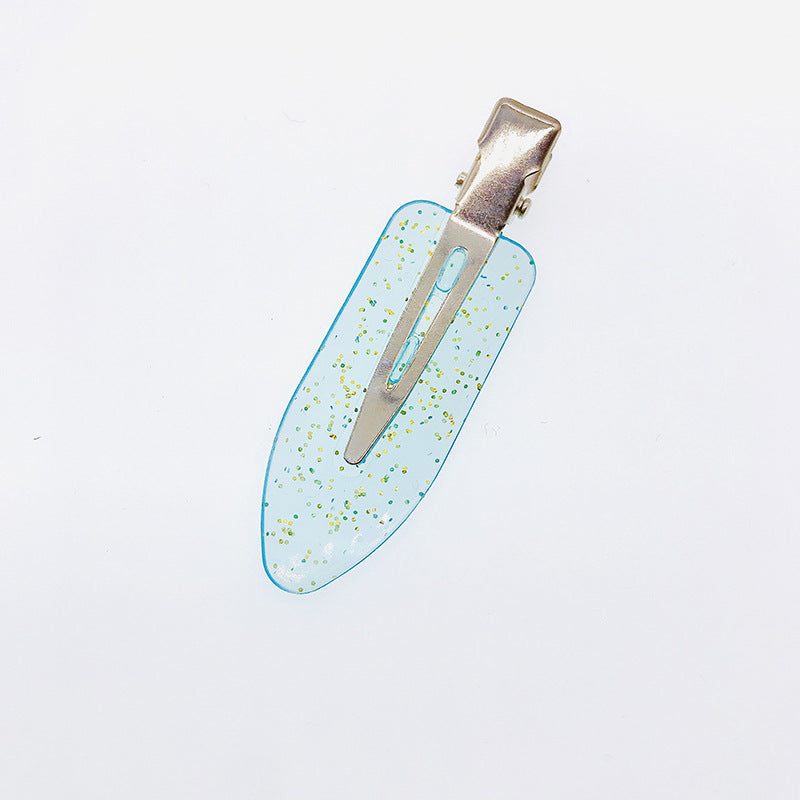 Japonais et coréen Handmade Hair Clips Ins Style Transparent Glitter Girl Seamless Diy Cr