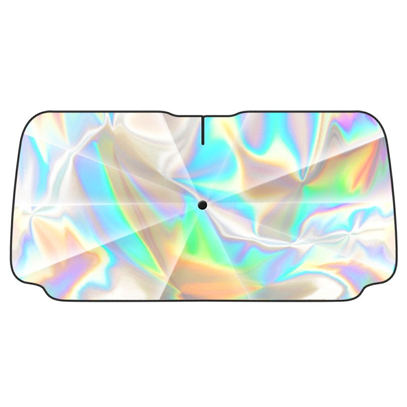 Car Sunshade Summer Laser Gradient Universal