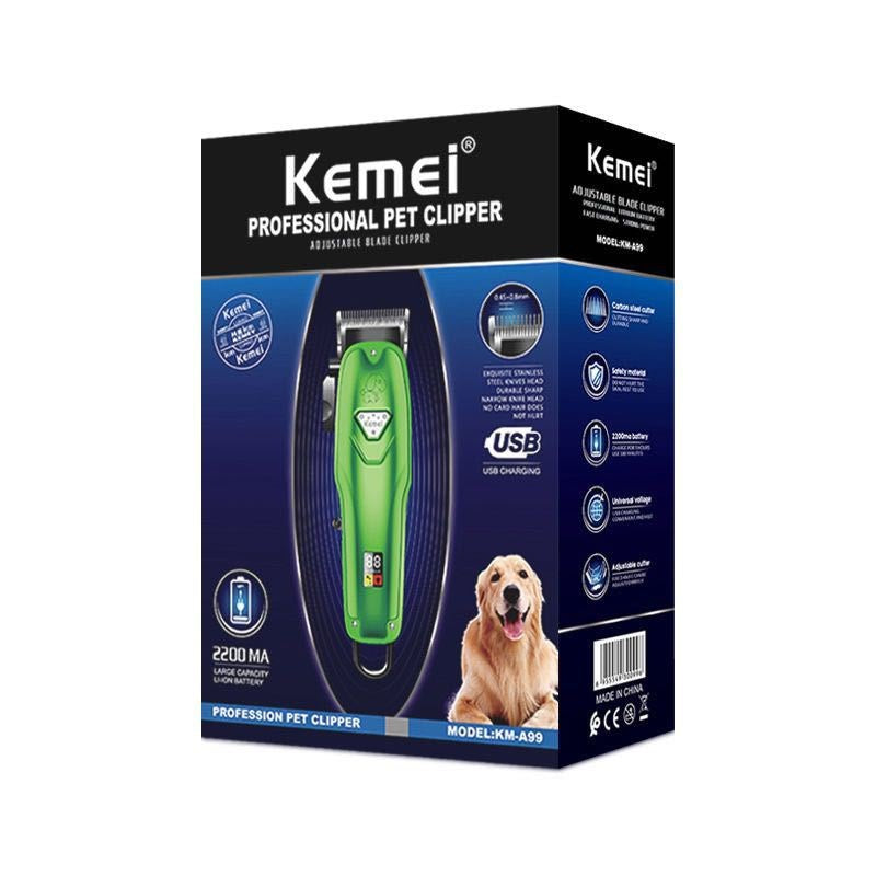 Clipper pour animaux de compagnie avec affichage LCD charge rapide