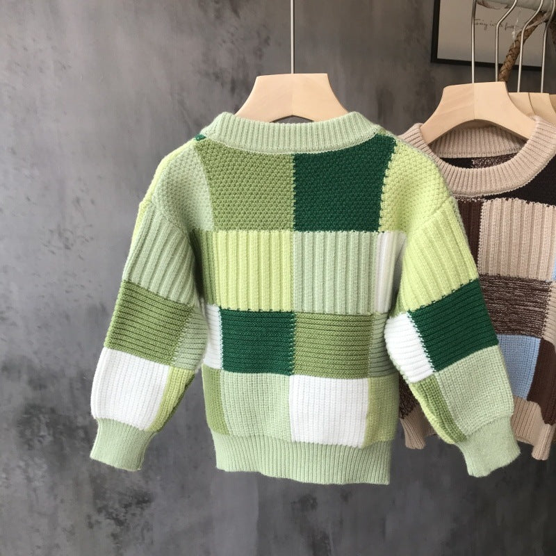 Garçons T-shirt de bas en peluche pour enfants