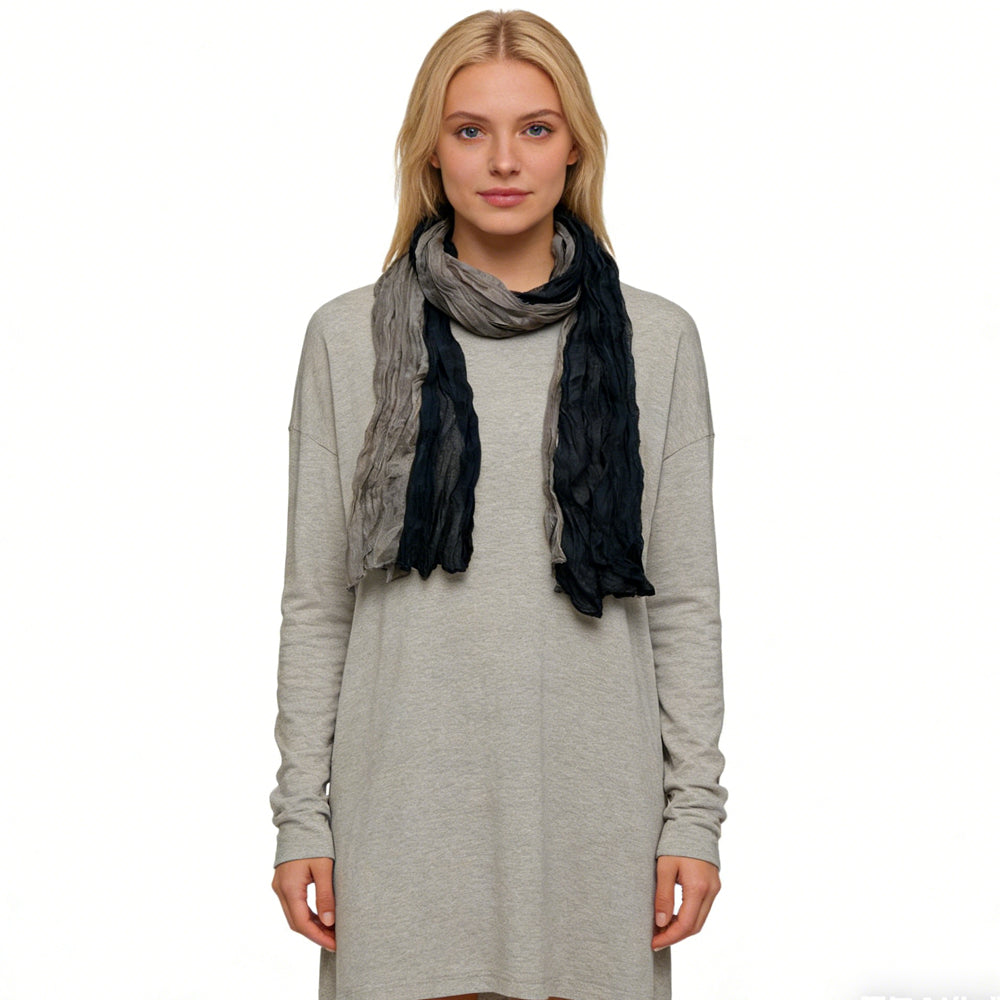 2-piece Textured Casual Scarf