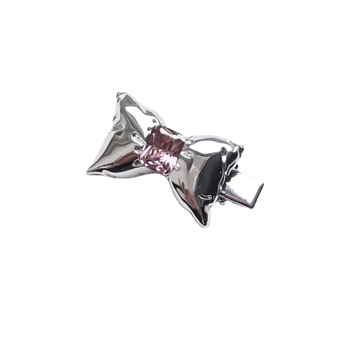 Daydream Series Petit Oreiller Bowknot Set Diamond Metal Hairpin