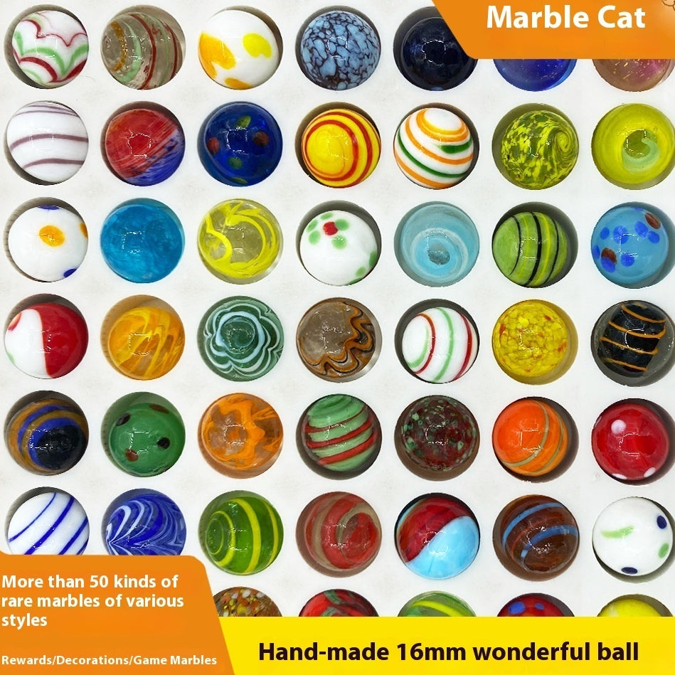 Colorful Solid Game marbres de verre réservoir de poisson et décoration de pot de fleurs