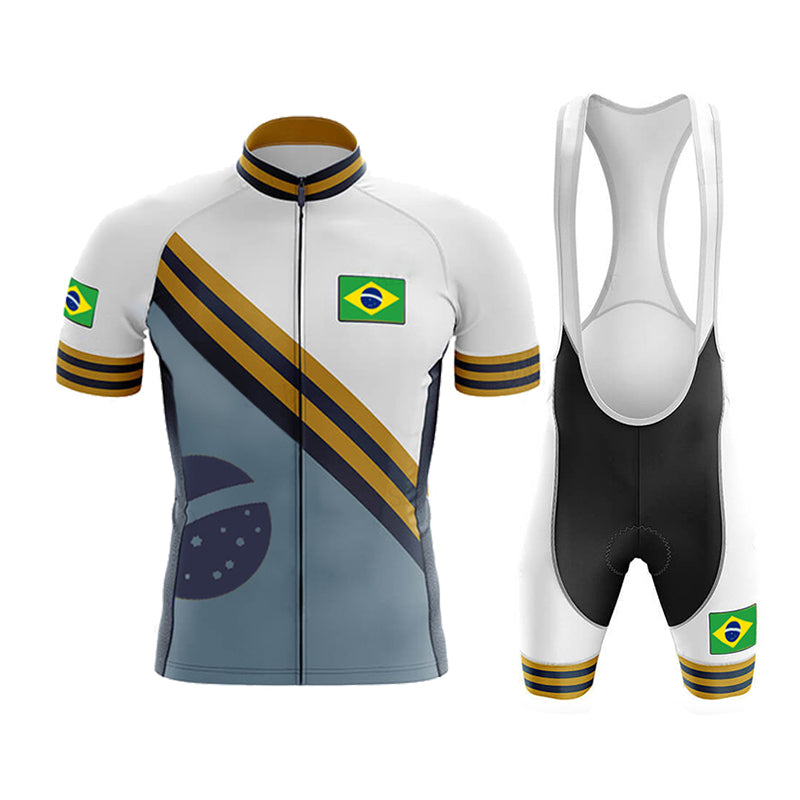 Été Brésil Team Cycling Jersey Men's Tracksuit