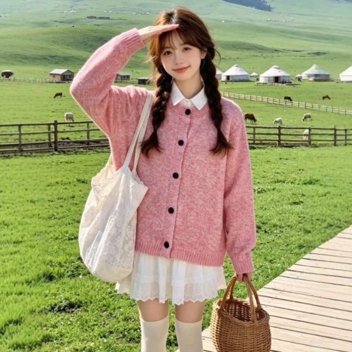 Cardigan tricoté pour femmes pour l'automne de printemps Et l'hiver