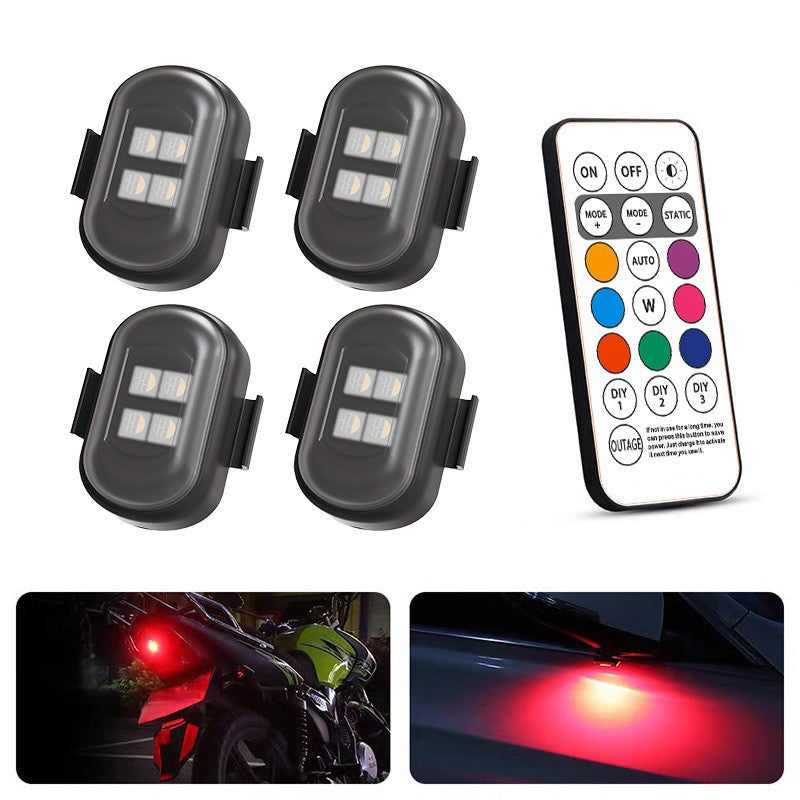 Avertissement de moto Light Cruise Light Led Wireless Remote Control Strobe Light