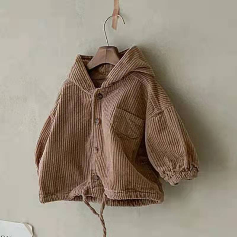 Veste à capuche Denim Corduroy Casual