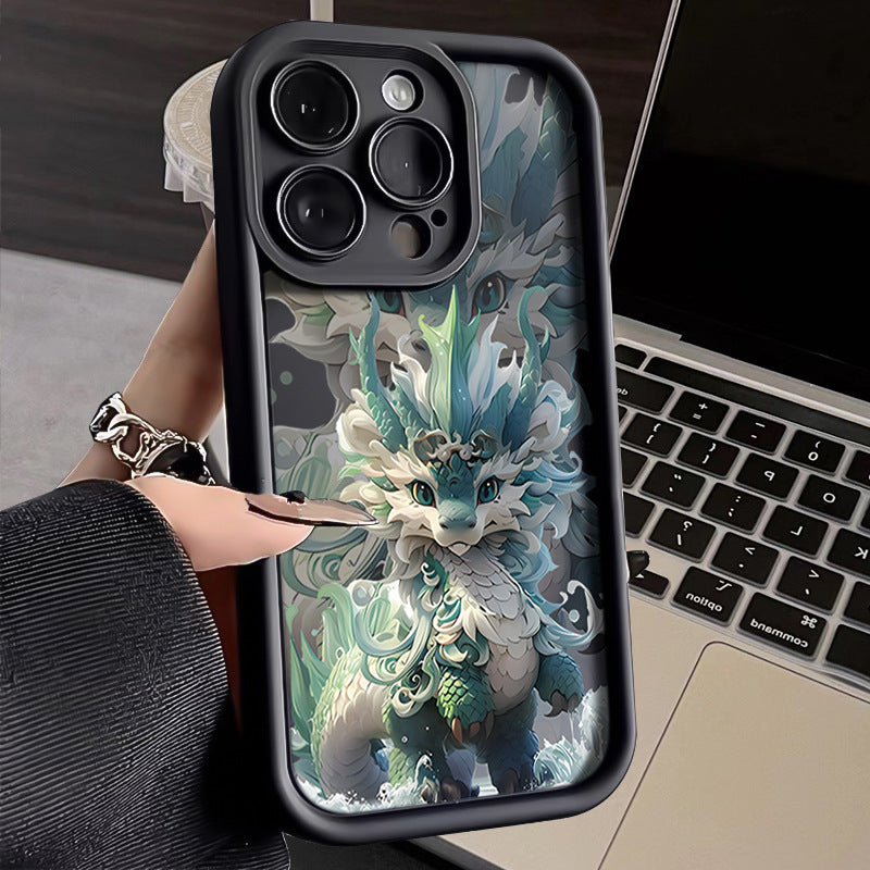 Boîtier de téléphone de protection en silicone givré