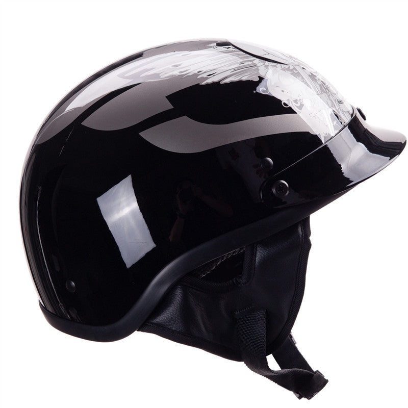 Casque de moto électrique en plastique