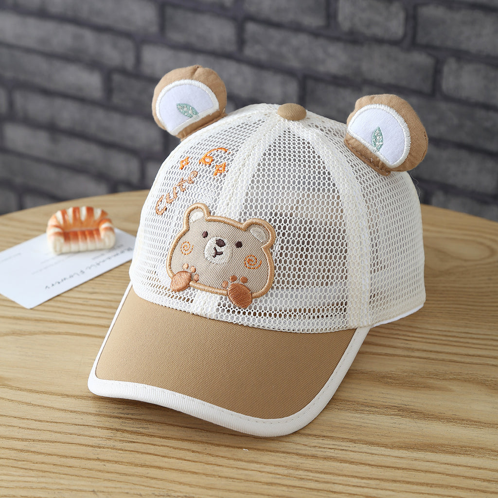 Animal de cartoon brodé doux et adorable pour enfants. Jolie casquette de baseball avec Brim. Ava