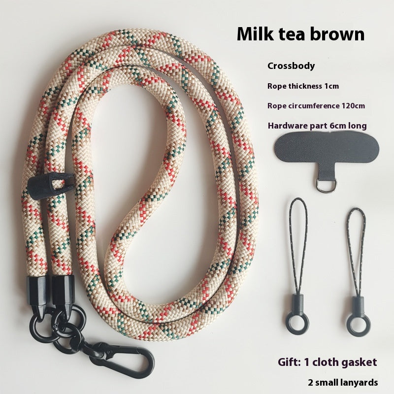 Mobile Téléphone Lanyard Crossbody peut dos Anti-perte corde Sling résistant à la chute