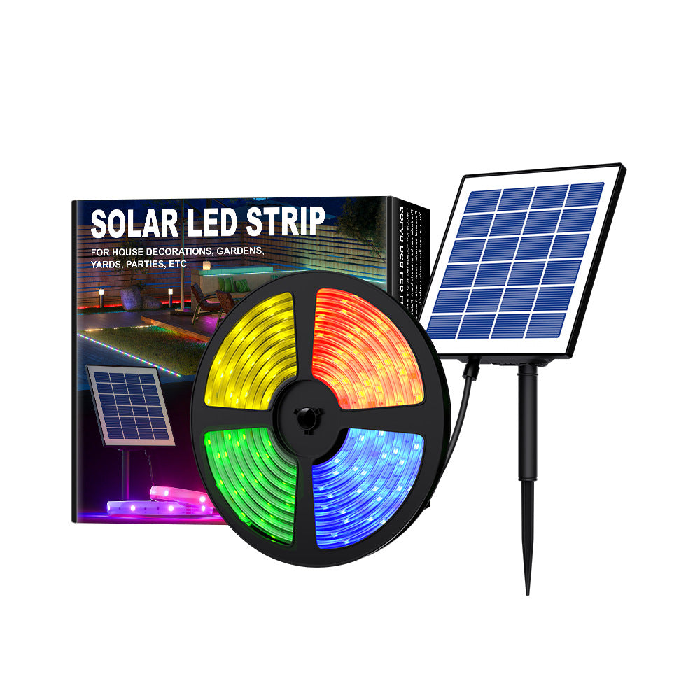 Luminaires extérieurs décoratifs de cour Bandes lumineuses solaires étanches