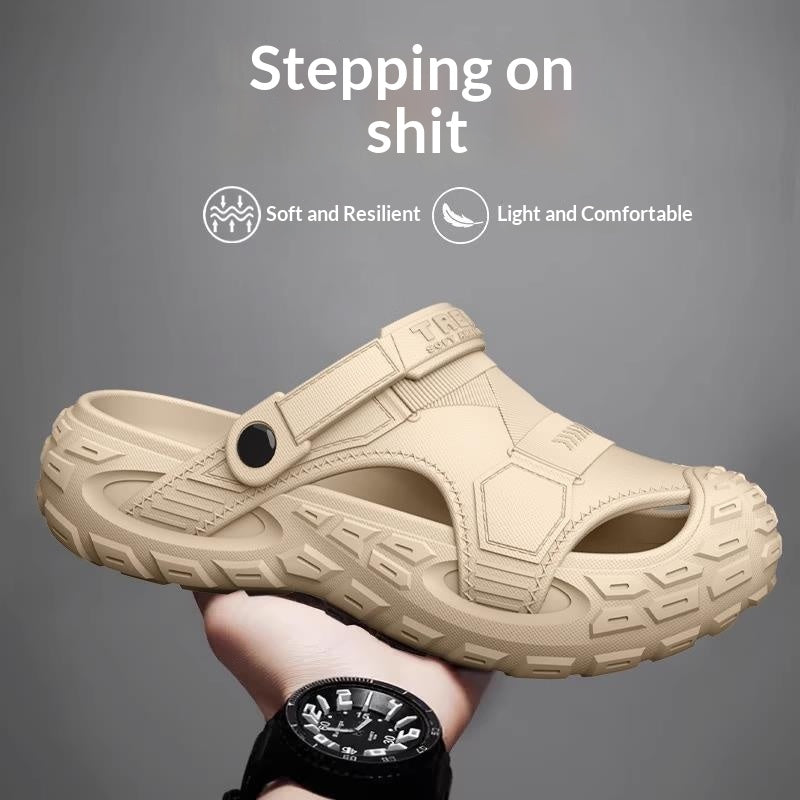 Hommes Été Outdoor Non-Slip Soft-Soled Beach Clog Chaussures