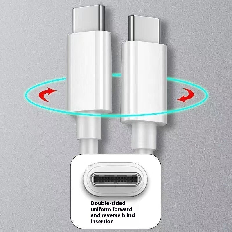 Câble de données 60W double type-c à charge rapide