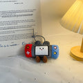 Console de jeu en peluche rouge pendentif